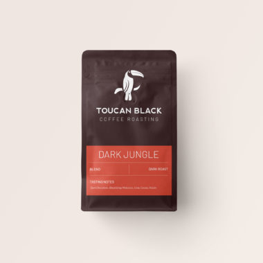 Dark Jungle Toucan Black Coffee Bag
