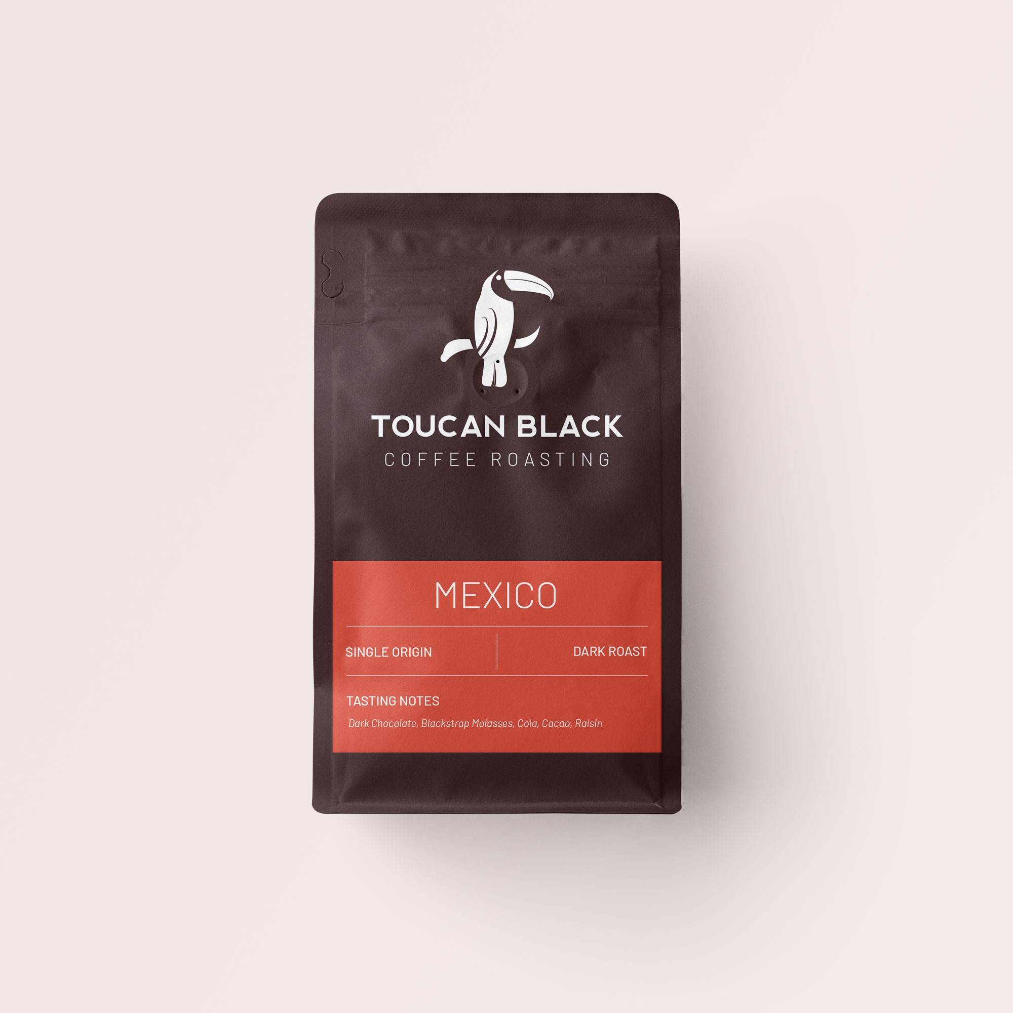 Mexico Toucan Black Coffee Bag